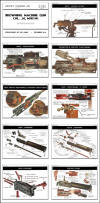 Color Browning Machine Gun Caliber .30, M1917A1 Graphic Training Aid (GTA) 9-604 (December 1952) 