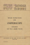 TM 5-9342A - Repair Instructions for SNIPERSCOPE Infrared Set No. 1 (20,000 Volts) April 1952